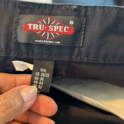 Tru-spec Black Pants W/L 36/32