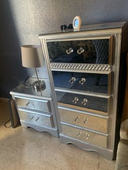 One tall dresser & one night stand both together $275 obo both not separately