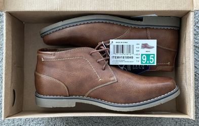 STEVE MADDEN COGNAC LEATHER SHOES Size 9.5