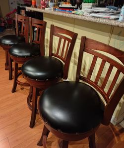4 counter bar stools chairs barstools 24"