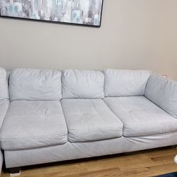 Light Blue Sectional Sofa