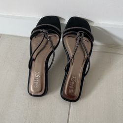 Black Sandals 