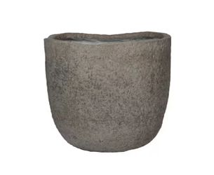 25.35 in W Mt. Russell L, Fiberstone Robust Mountain Planter Indoor and Outdoor, Diorite Grey