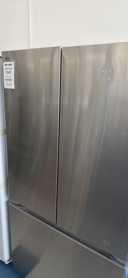 🇺🇸4th of July Sale🇺🇸 27 cu. ft. SMART Counter Depth MAX French Door Refrigerator with Ice and Water, ADA Comp in PrintProof Stainless Steel