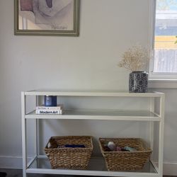 Narrow entryway console table