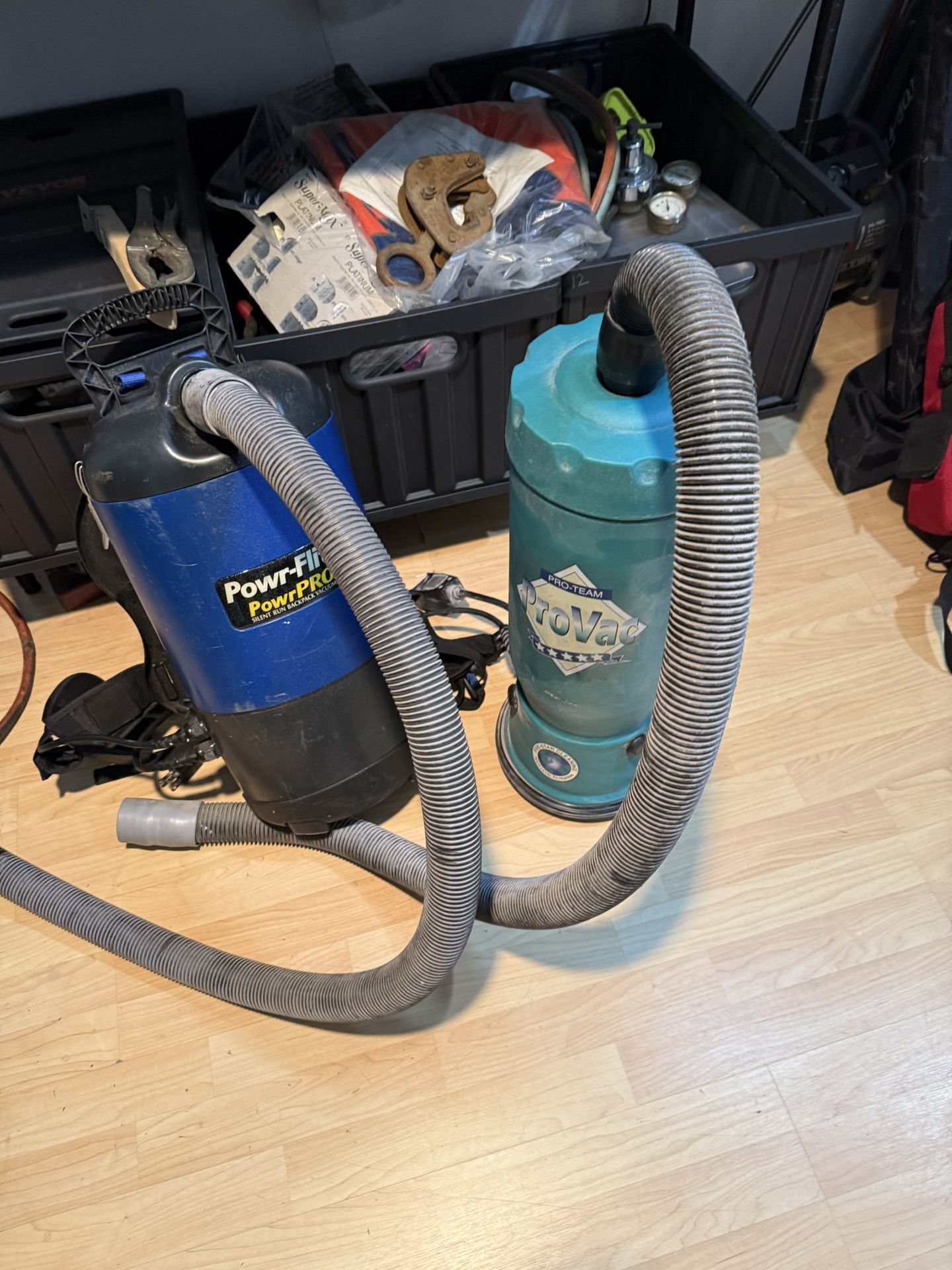 Commercial Vaccums Back Pack Style