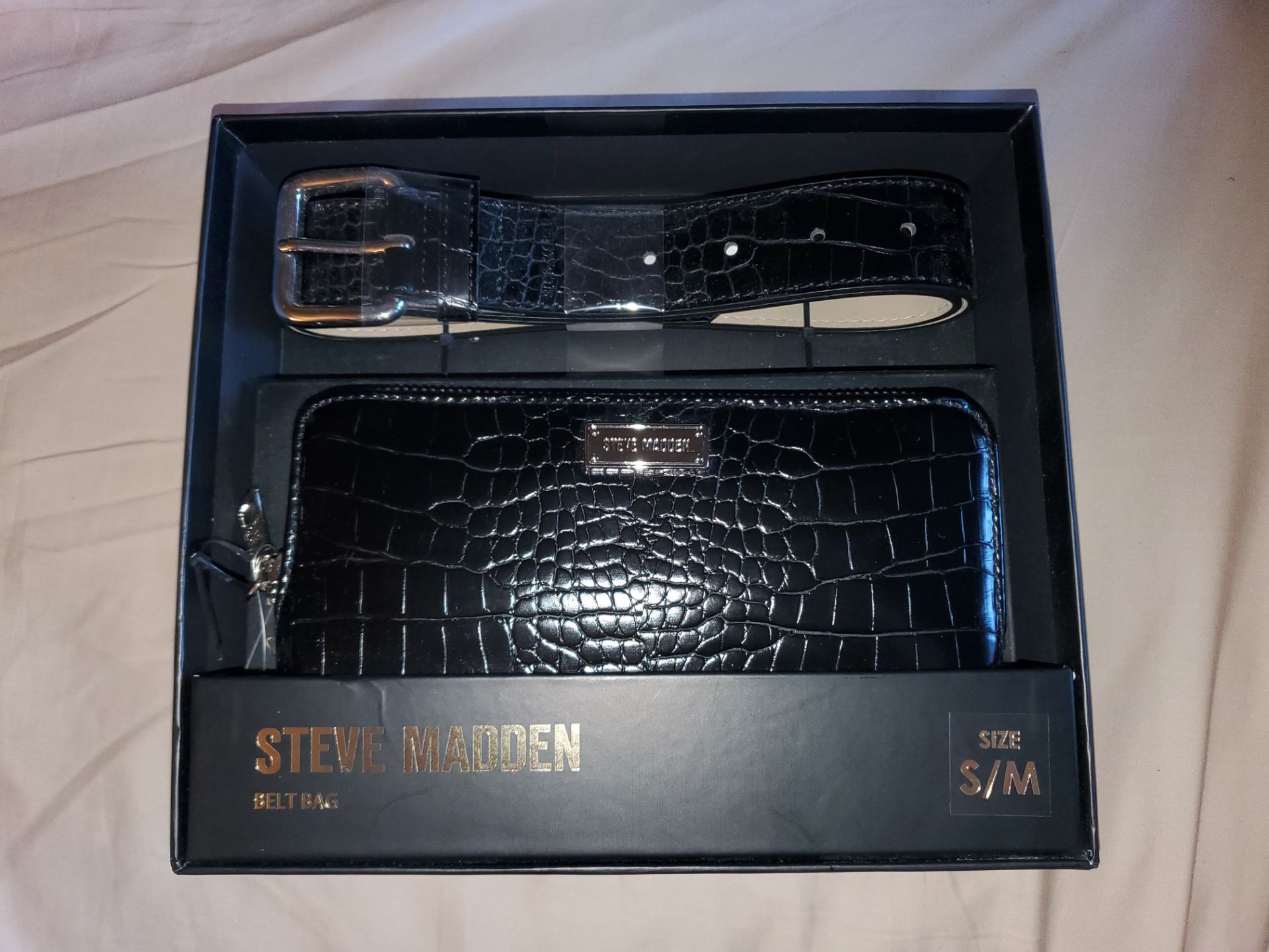 *New in Box* Steve Madden Belt Bag Gift Box Combo in Black