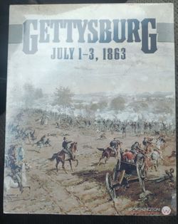 Worthington Games Gettysburg 1863 New In Shrink Wrap