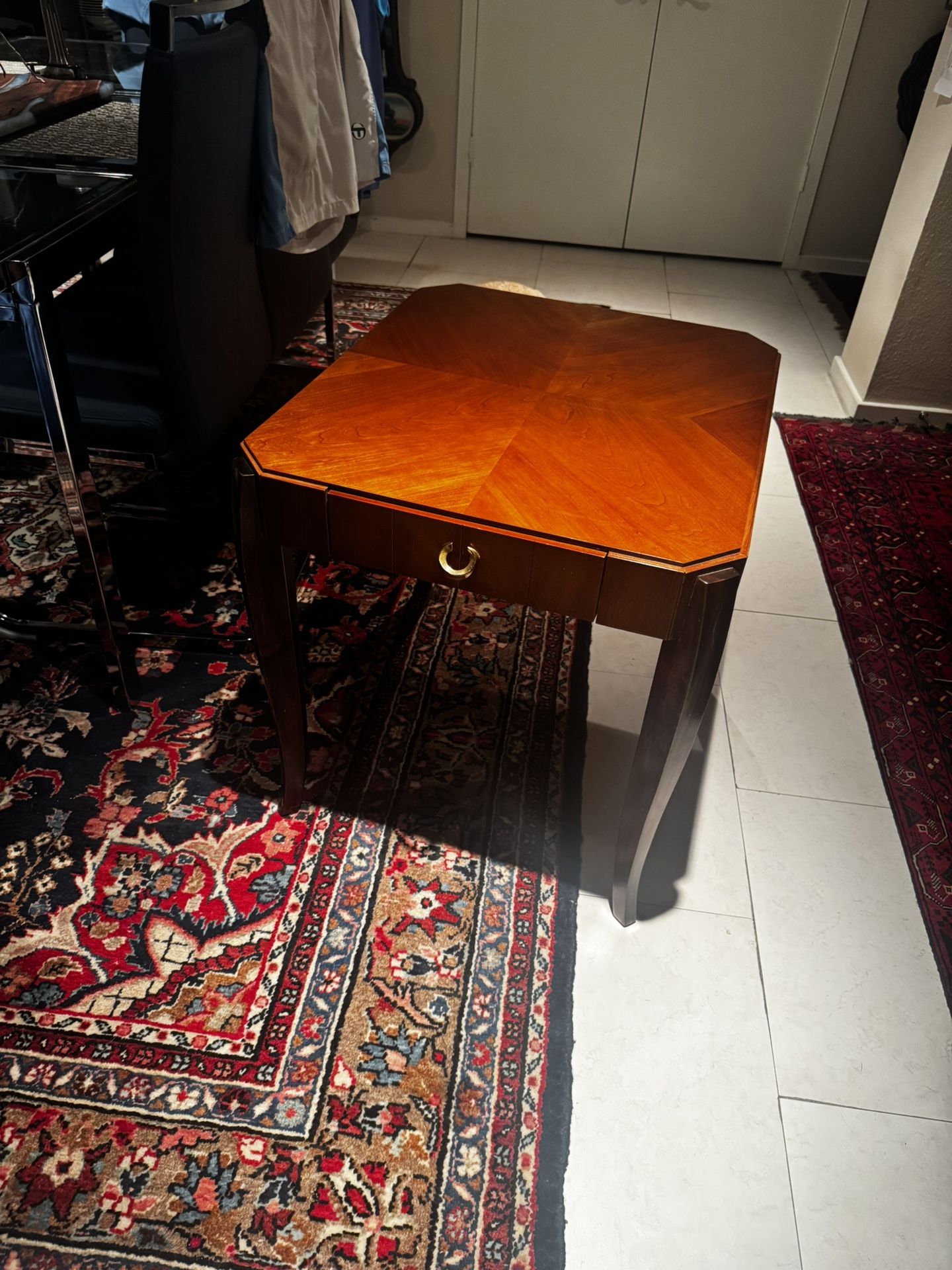 Vintage Hickory White Small Table