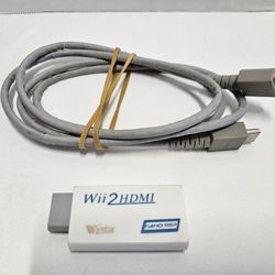 Wii HDMI Adapter with Hdmi Cable 