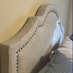 Tempur-Pedic queen mattress + headboard + box spring