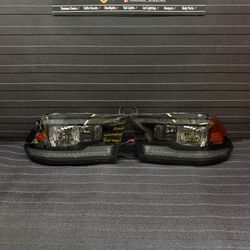 2009 - 2018 Dodge Ram Headlights Black Smoke LED NEW