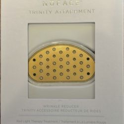 NuFACE Trinity Attachment Wrinkle Reducer Red Light Therapy Treatment New w/Box