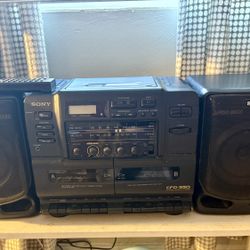 Sony CFD-550 Vintage Boombox With Remote