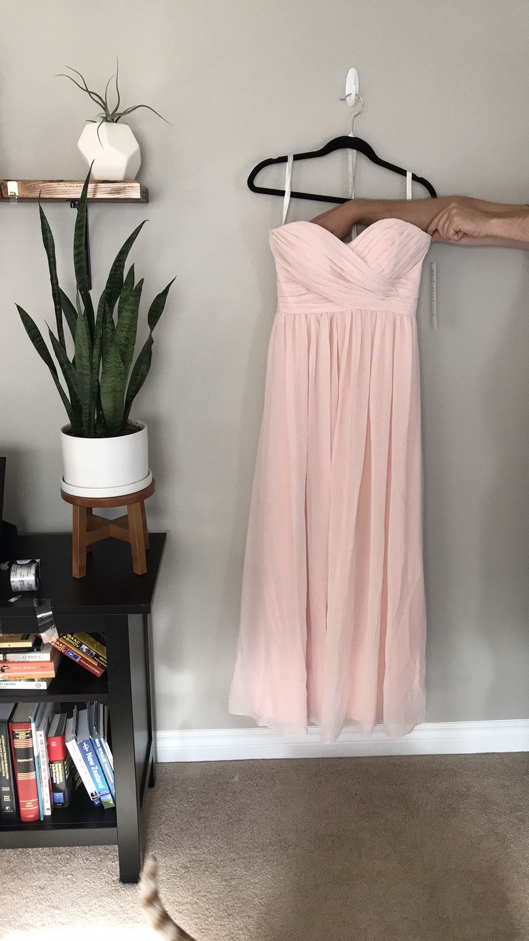 Bill Levkoff blush dress / gown