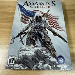 Assassin Creed 3 Game And Steelbook Xbox 360