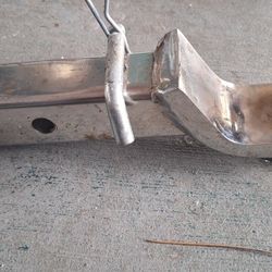 Chrome 2" Inch Trailer Hitch with a 1⅞ inch Interchange Ball and Locking Pin Set up