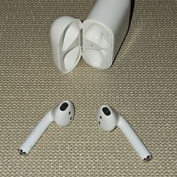 Apple A 1602 Earbuds With Charging Case