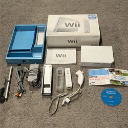 Nintendo Wii Console System Wii Sports RVL-001 In Box Tested