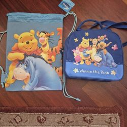 Disney String Bag and Lunch Bag Set