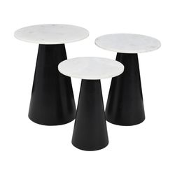 Nolan Black Table Set 3pc