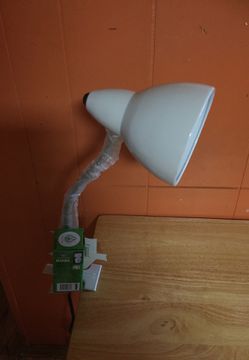 Clamp - on desk lamp