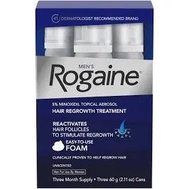 Men's Rogaine Foam (3 Month Supply)