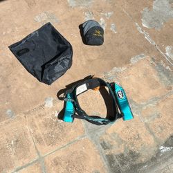Climbing Harness and Chalk Bag