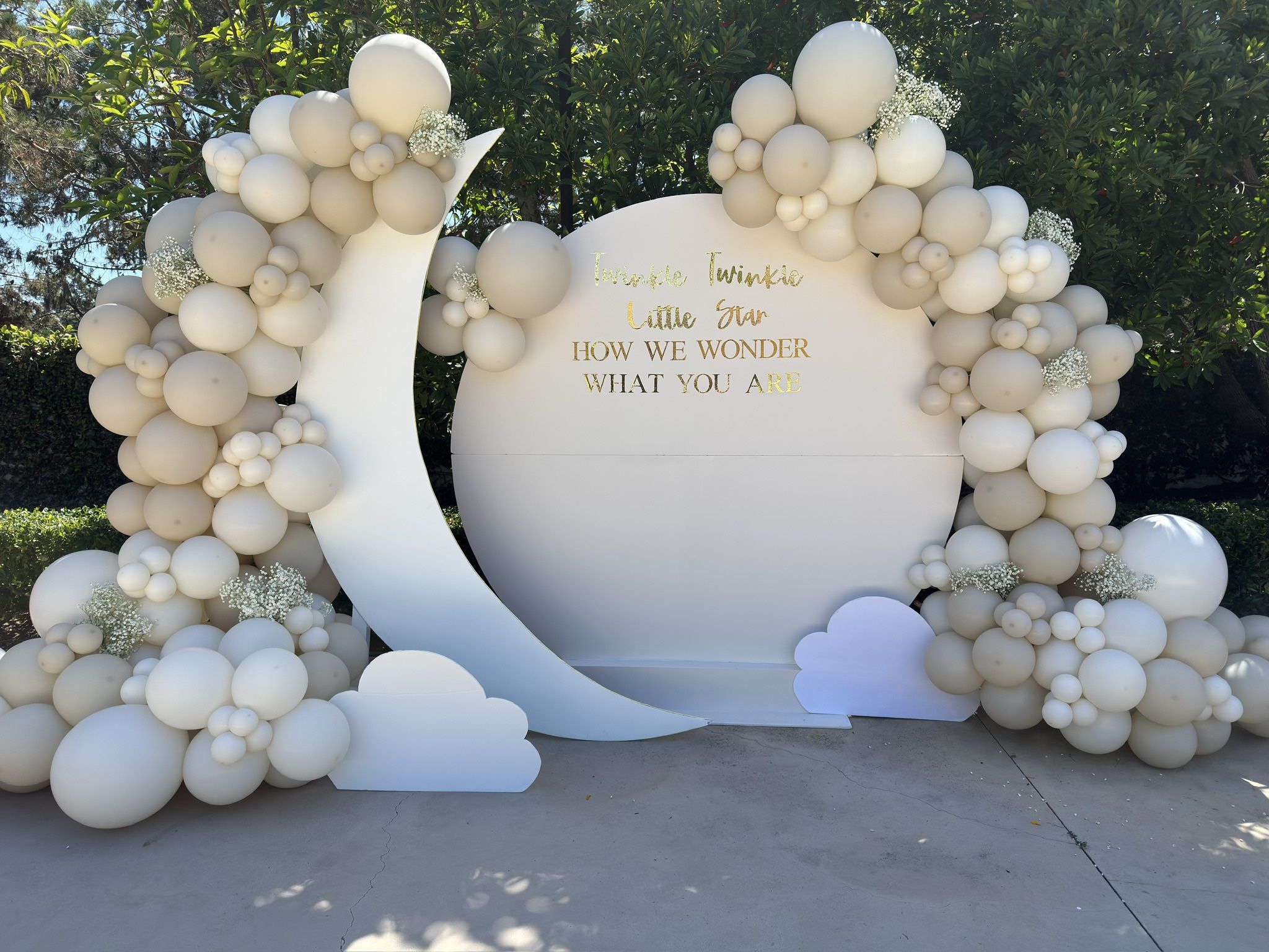 To The Moon And Back Baby Shower Balloons