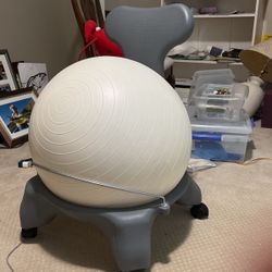 Desk Chair With Inflatable Ball