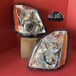 Cadillac DTS 2006. 2011 Headlights.