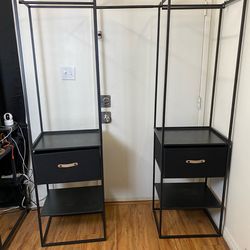 Clothes Rack Ebony Black