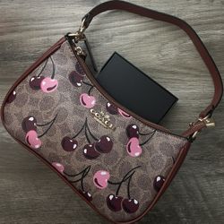 Coach Cherry print Purse