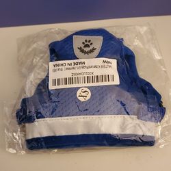 XS Puppy OR Kitten Blue Harness and Leash 