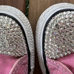 Swarovski Crystal Bling Custom CONVERSE Chuck Taylor All Stars Women's DIAMOND Kicks $125 OBO