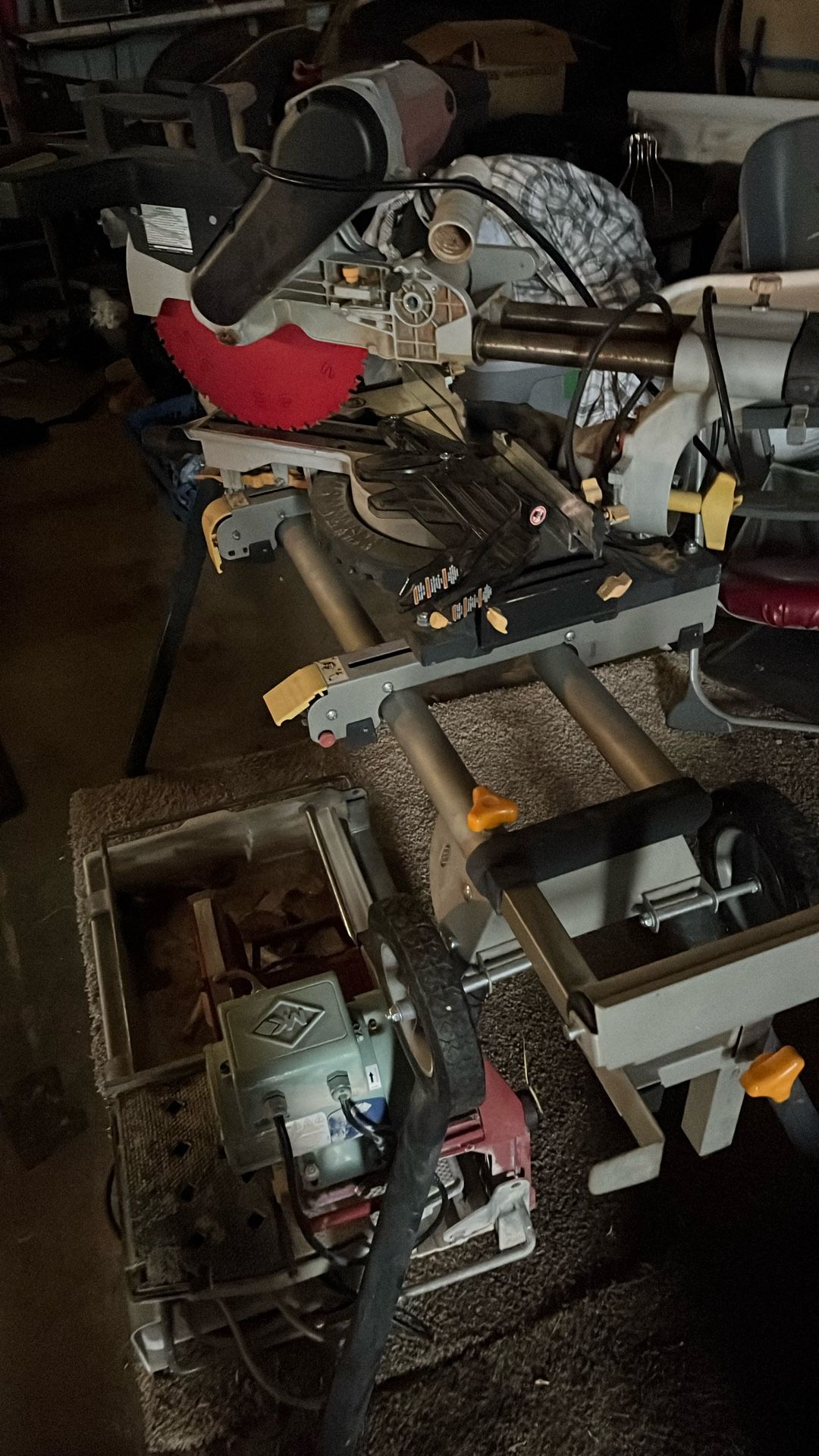 Miter Saw With Working Bench