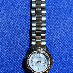 RELIC SILVER+ROSE GOLD 2 TONE,  BRACELET WATCH