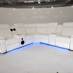 Recliner Sectional Sofa **** Reclinable Eléctrico 