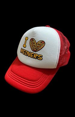 NEW Red "I Love Weiners" Trucker Hat/ Baseball Cap - Playful Women's Men’s Cap