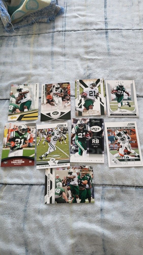 Ladainian Tomlinson (Jets) Football Cards