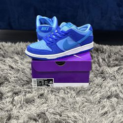 Nike Sb Dunk Low Blue Rasberry 