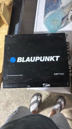 Blaupunkt AMP7502 2/1 Channel Car Amplifier
