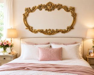 Elegant Ornate Wall Mirror β 60β x 36β