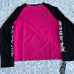 Chrome hearts pink and black long sleeve