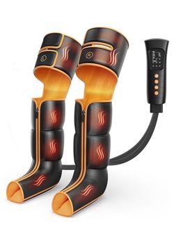 Leg Massager with Heat and Compression, Foot and Full Leg Massager for Circulation and Pain Relief, Sequential Compression Boots Retails For $139.99