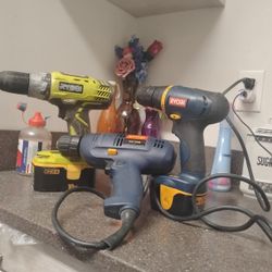 Ryobi Drills With Charger