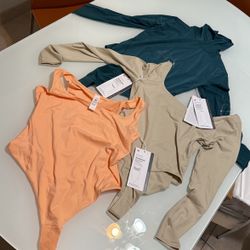 Lululemon NEW Nulu Super soft Tank Turtleneck Bodysuit X 3 Size M Medium $$$$$$$$