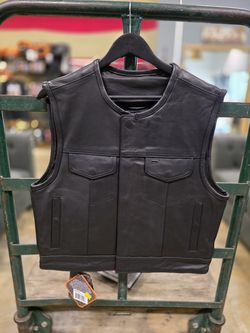 Leather vest $185 FIRM