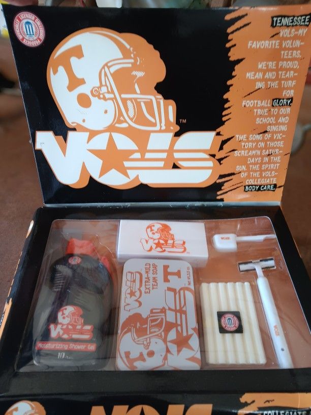 Vintage Tennessee VOLS Body Care Set New