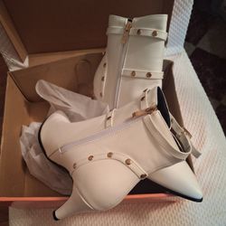 White Ankle Boots
